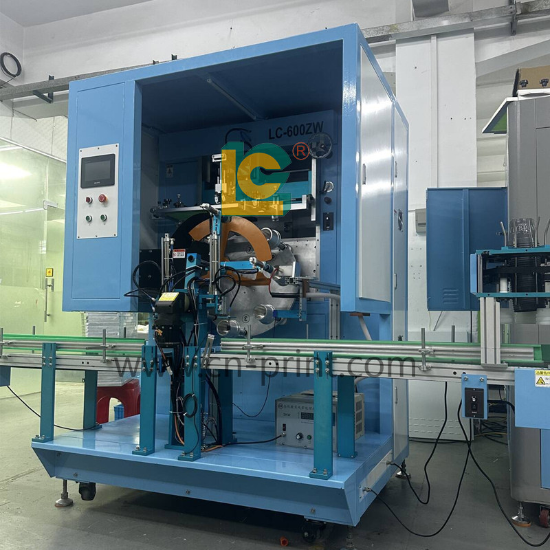 Large size automatic Flower pot screen printing machine
