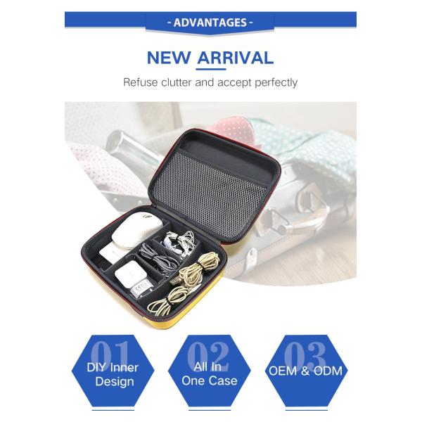 21x16x7cm EVA Tool Case For Carrying USB Cable