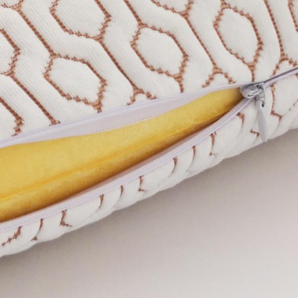 Copper Gel Infused Memory Foam Body Pillow Withe Removable Cover