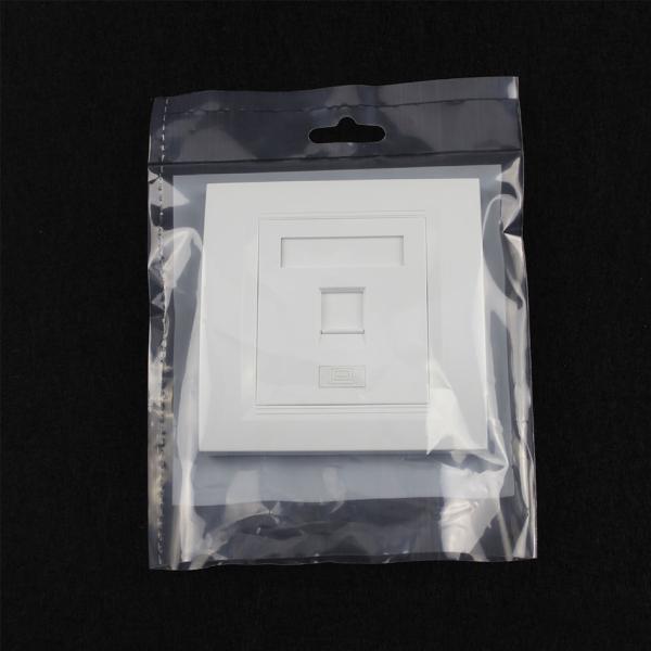 OEM ABS 1 Port 86 Type Wall Face Rj45 Faceplate