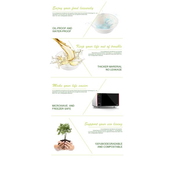 Eco-friendly Retail Shrinking Package Sugarcane Round Plates Biodegradable Bagasse Sugarcane Pulp Plates tableware