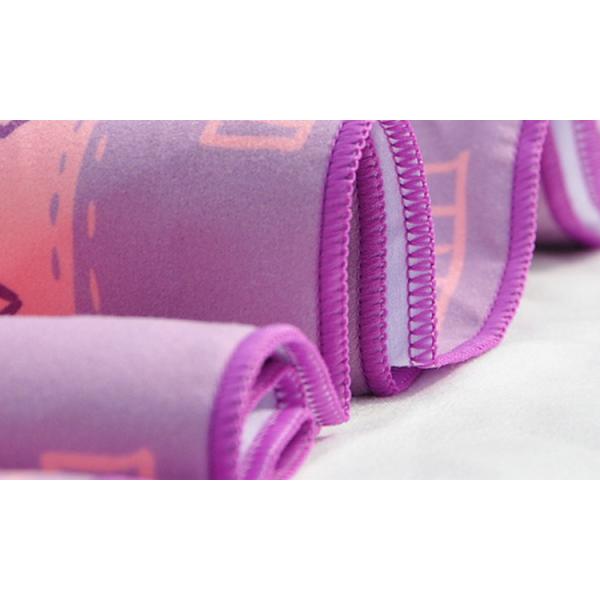 Custom Logo Sublimated Beach Towels Personalized Printing Microfiber Cloth Material