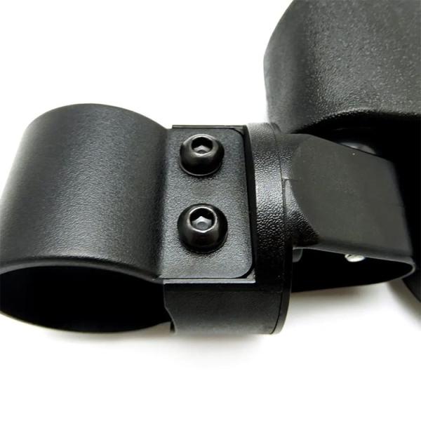 PP Plastic Colored Reflective UTV Rear View Side Mirrors for UTV ATV Adjustable 1.5" 2