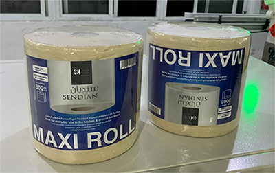 Maxi Rolls Shrink Toilet Roll Packing Machine Reciprocating