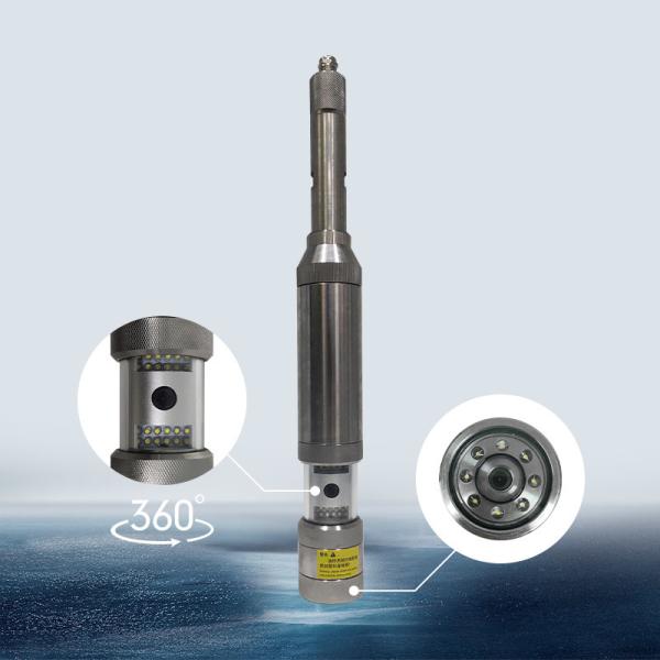 Waterproof Dual Borehole Inspection Camera 73mm Diameter Side Camera 360degree Rotate