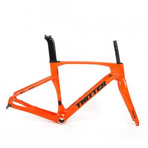 China Durable T900 Carbon Gravel Bike Frame With Disc Brake Fat Tire Carbon Bike Frame on sale