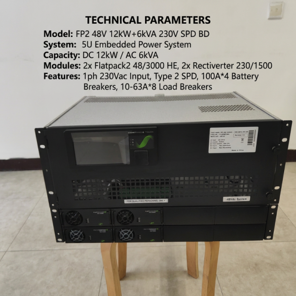 Custom made 24Vdc 48Vdc 60Vdc 110Vdc 220Vdc Power System Eltek Flatpack2 2000W module 3000W module Smartpack 2 Controller