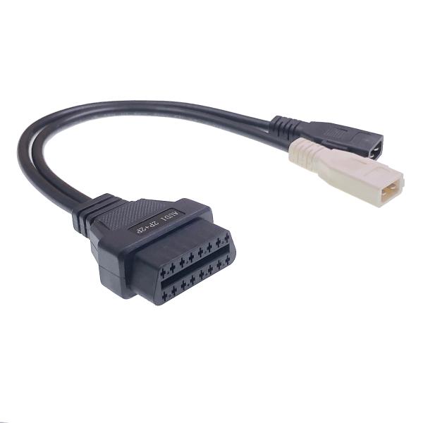 Engine Analyzer Motorcycle 3PIN To 16PIN OBD2 Adapter Compatible With SYM Motorbike