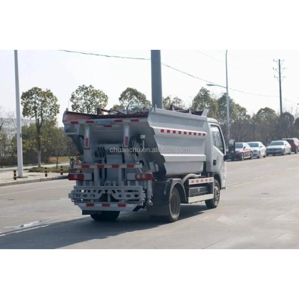 Custom's Requirement Met Pure Electric 4-Sided Self-Loading Garbage Truck for Streamlining Waste Collection Efficiency