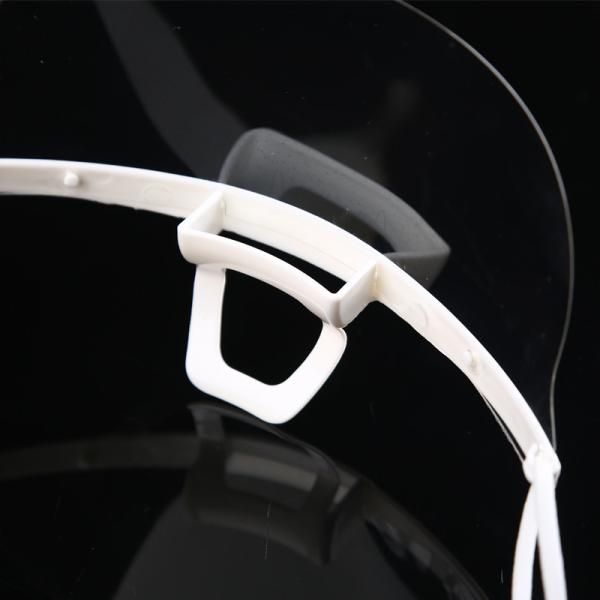 Food Processing 14*5.5CM Transparent Plastic Mouth Mask