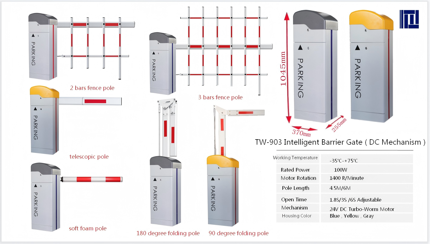 Electronic Parking Barrier Gate
