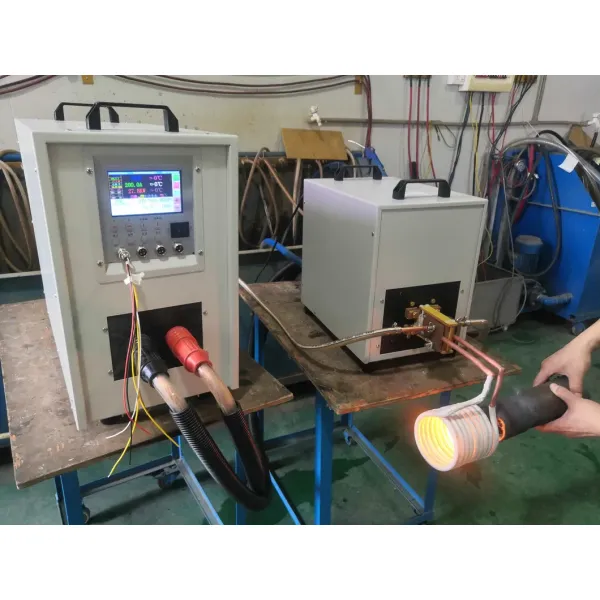 MF-40KW Digital Induction Heating Machine side view