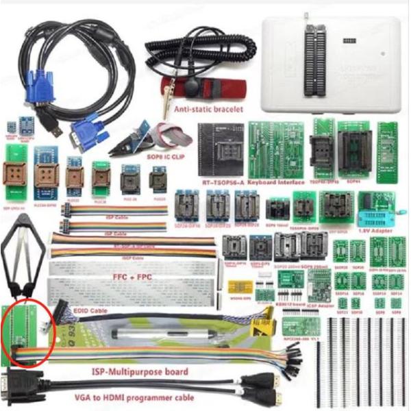Original RT809H + 58 Adapters EMMC-Nand FLASH Extremely Fast Universal Programmer Series
