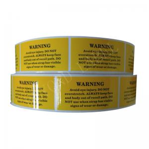 Quality Self Adhesive Paper Labels printing Security Label With Waterproof Materials for sale