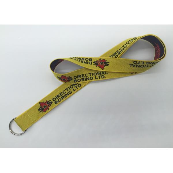 Customized Logo Decorative Badge Holder Lanyard With Polyester Material