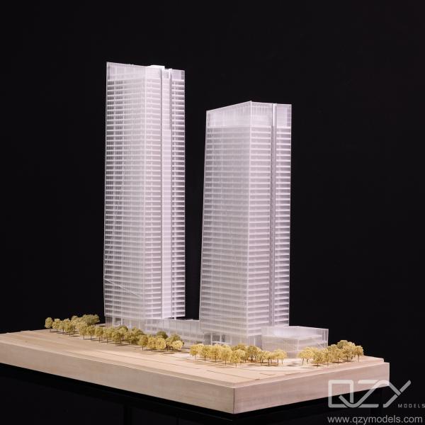 Aedas 1:200 Scale Architectural Model with Laser Cutting UV Printing and Lighting Design for Yuehai Yungang City Art
