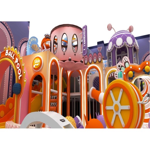 100% Customizable Mini Theme Park Indoor Playground Premium Soft Play Multiple Play Zones