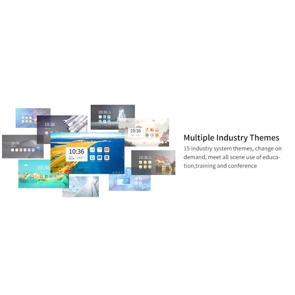 Android 11.0 Interactive Whiteboard 86inch Interactive Display Infrared 20 Touch windows 40 Touch for School and Conference