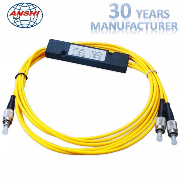 SC / UPC SC / APC PLC Fiber Optic Splitter 1x2 Cassette Type