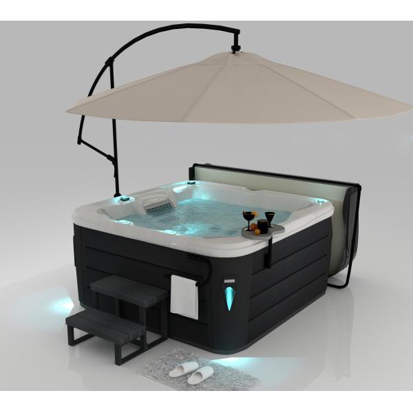 Computer Control Outdoor Spa Tub Rectangle Shape CE / SAA certification