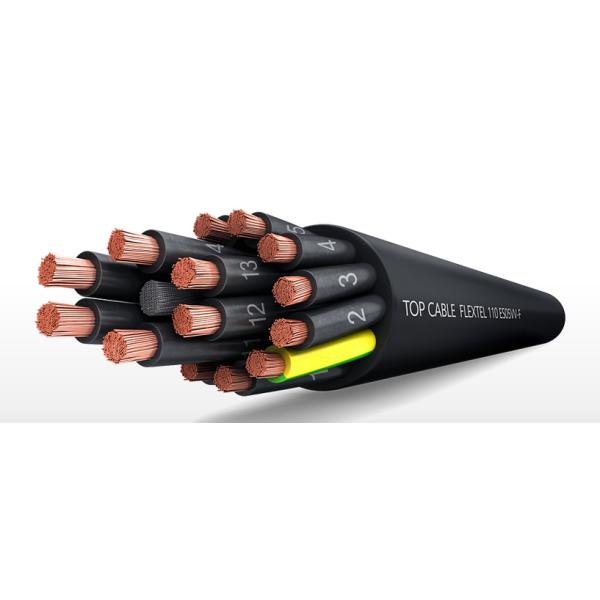 Mobile Multi Conductor Copper Control Cable , Flexible PVC Insulated Copper Wire