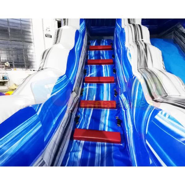 1000D Playground Inflatable Water Slide Customized Size