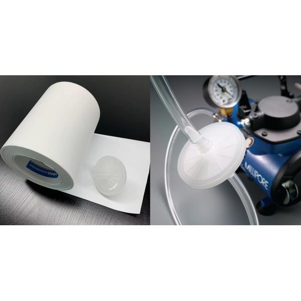 0.1 Micron Hydrophobic PTFE Membrane Filter For Sterile Venting