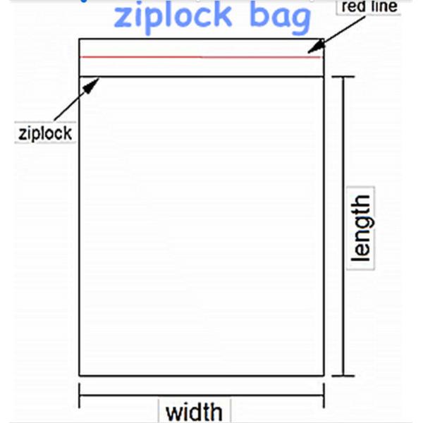 Thermoplastic Polymer Polyethylene Ziplock Bags For Industrial Scale Packing