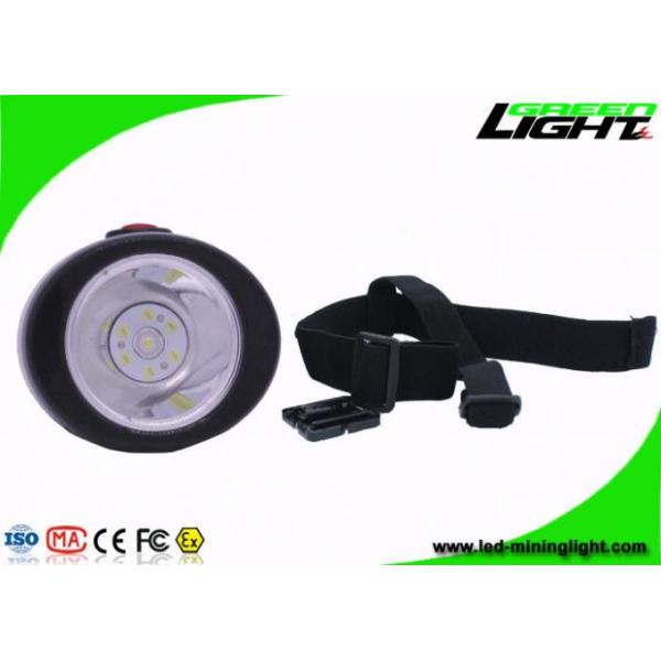 Black Shell LED Mining Headlamp High Safety For Patrolling / Overhauling / Emergency
