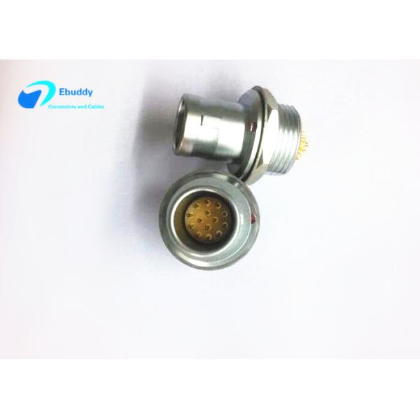 14 Pin Push Pull Circular Connector , Lemo Alternative Male Plug Connector FAG.1B.314