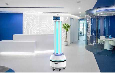 Hospital Safe Uv Light Robot Sanitizer Micro USB 2.0 Interface