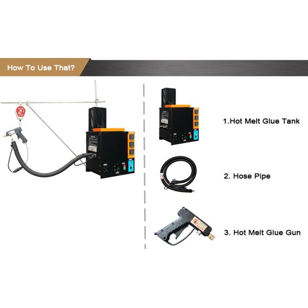 Double Using Multi Function Handle Hot Melt Glue Gun