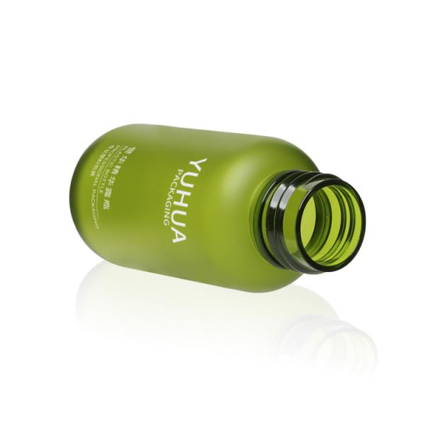 60ml 24/410 Green Plastic Packaging Bottle Round Shape With Press Dropper