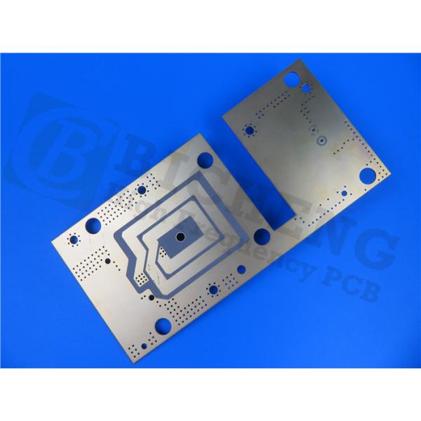 10mil RT Duroid 6035HTC PCB Double-layer Black Silkscreen Immersion Gold