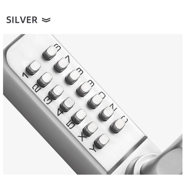 3rd Double-sided Button Mechanical Password Lock No Need to Open the Lock for Password Change Waterproof Household Lock