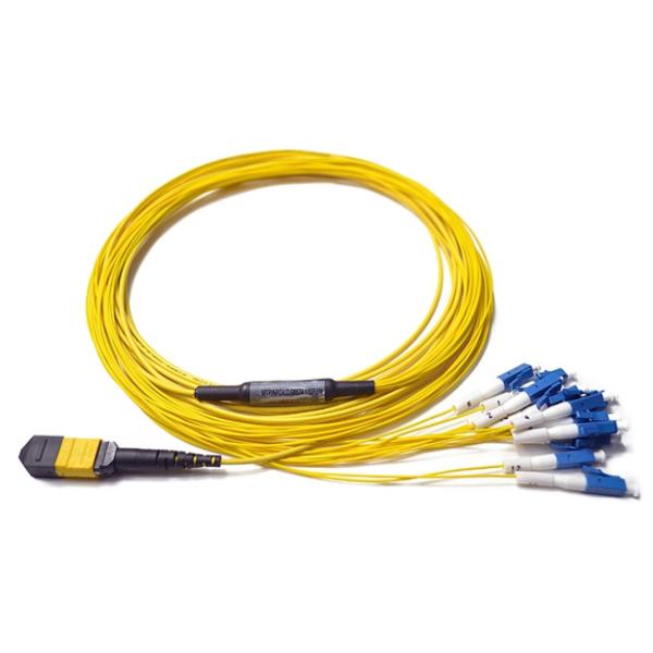 MPO To LC Breakout Cable 8 Core 12 Core Or 24 Core