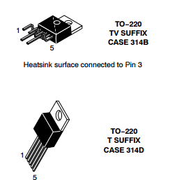 LM2596DSADJG 3.0 A , Step-Down Switching Regulator double diode model