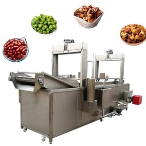 CE Double Belts Automatic Continuous Frying Machine