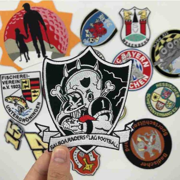 OEM Heat Cut 9C Color Custom Work Shirt Name Patch No Backing