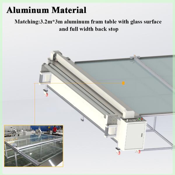 Roller Blind Fabric Automatic Cutting Machine With Nu Fur Sunscreen / Zebra / Blackout Fabric Curtain Cutting Machine