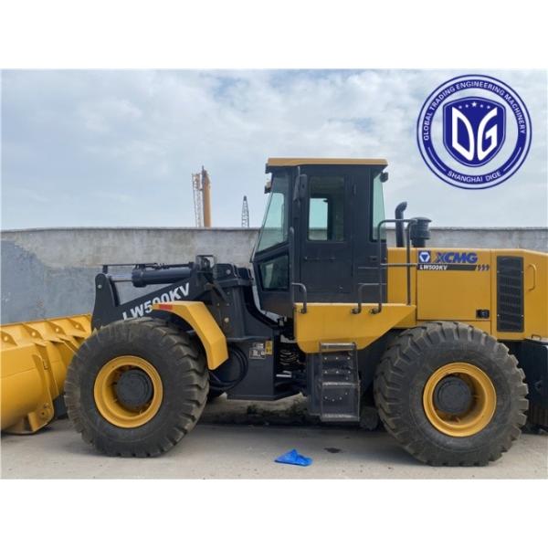 XCMG LW500 Loader side view showing wheel configuration