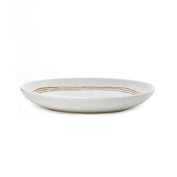 Tableware Dinner Plate Set Stoneware Handpaint Dinner Sets Gold Ceramic Dinner Plates