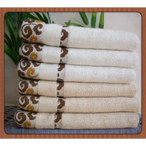 Buy cheap customized wholesale 100% bamboo plain dyed jacquard bath towel from wholesalers