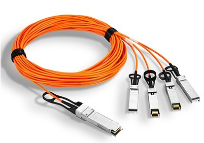 40Gbps Data Rate Active Optical Cable 850nm Tx VCSEL 4*SFP Breakout Customized Length