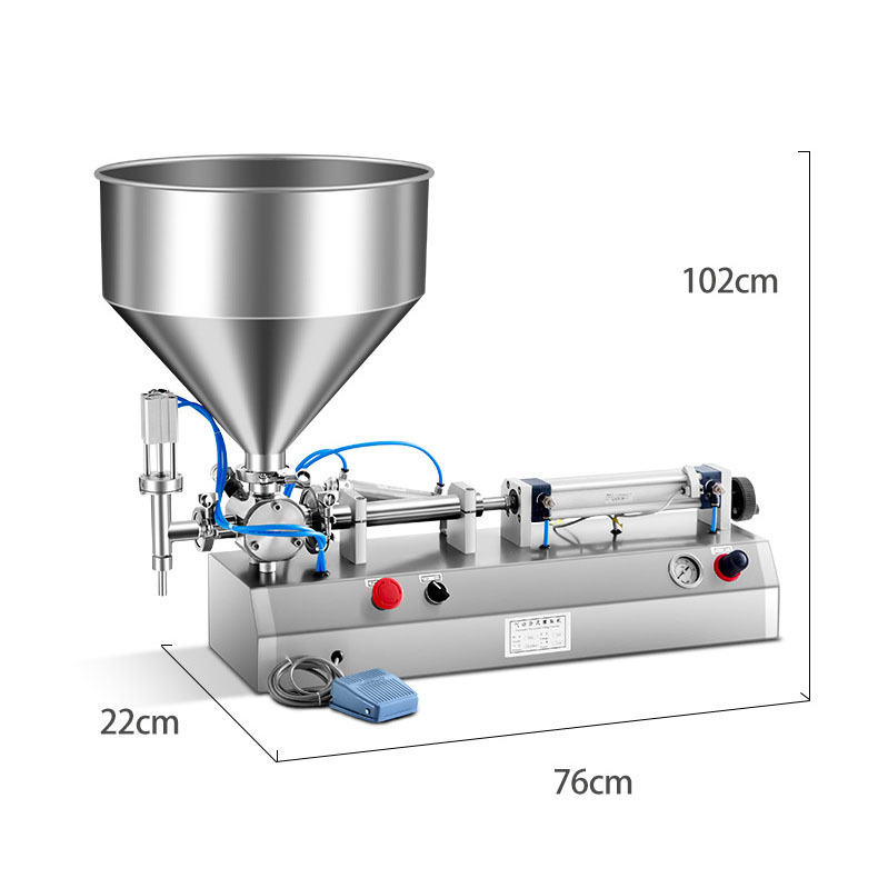 Customize Capacity Anti-Drip Multi Use Liquid Filling Machine Single Head Filler
