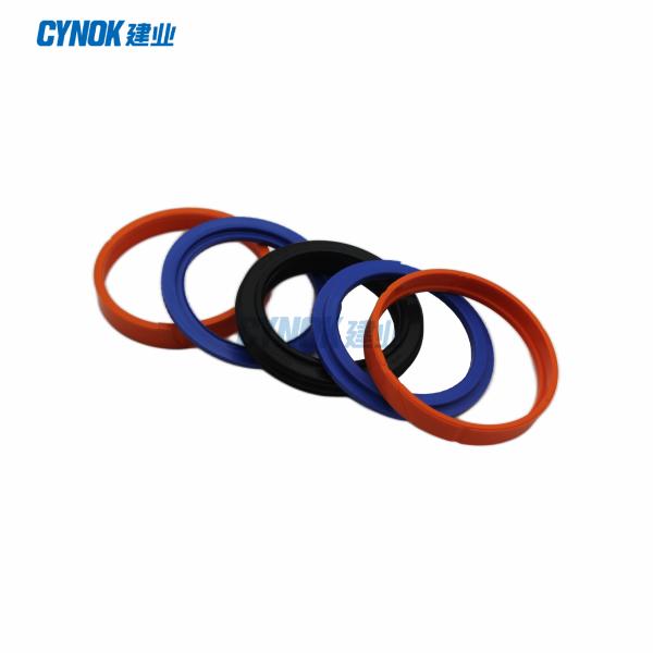 H780 Double Acting Piston Compact Seal Hallite Rubber PTFE Material