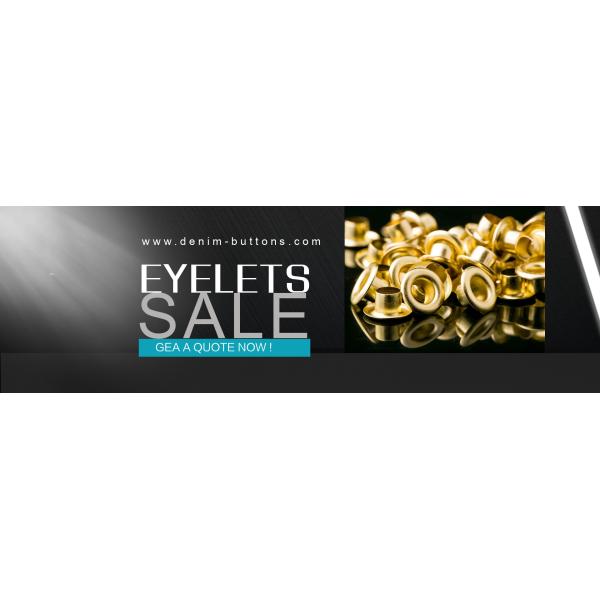 Gold Color Metal Eyelets Washer