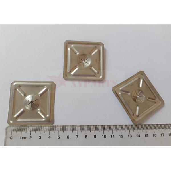 Stainless Steel 50mm Insulation Self Locking Washers Square Beveled