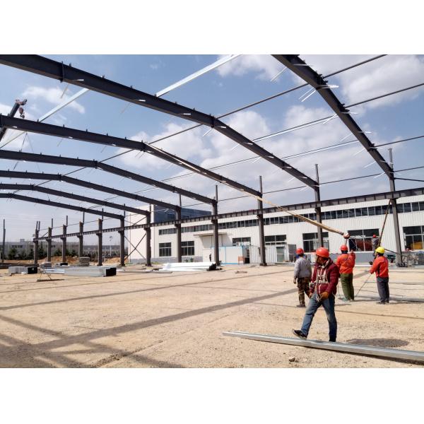 Prefab Heavy Steel Structure Workshop With Flexible Layout Metal Workshop Buildings