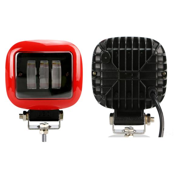 The Newest Super Bright Red/Black, Square/Round 4.5 Inch Rectangle 30W Work Light For Wrangler SUV ATV Truck